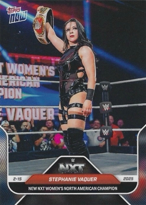 Stephanie Vaquer New NXT Women’s North American Champion trading card PW Catalog