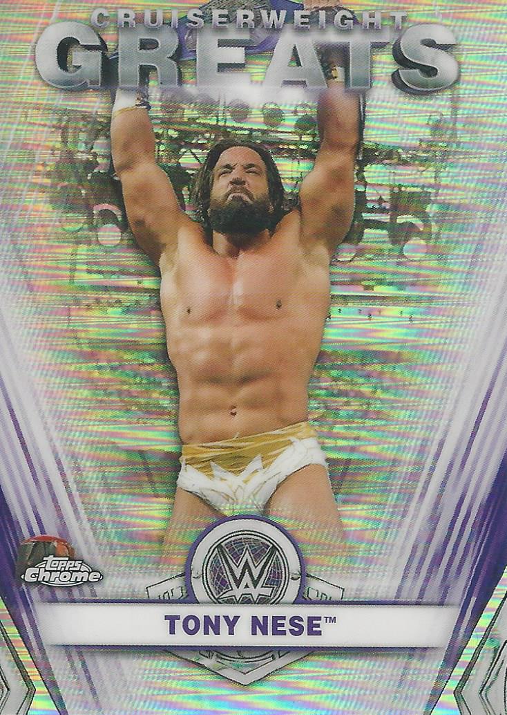 WWE Topps Chrome 2021 Tony Nese CG-10 trading card PW Catalog