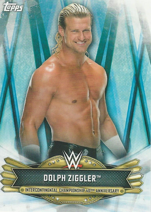 WWE Topps Smackdown 2019 Dolph Ziggler IC-37 trading card PW Catalog