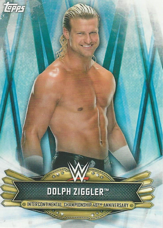 WWE Topps Smackdown 2019 Dolph Ziggler IC-37 trading card PW Catalog