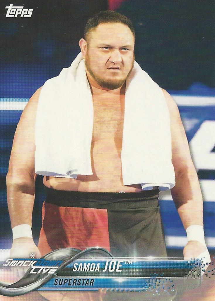 WWE Topps Then Now Forever 2018 Samoa Joe #170