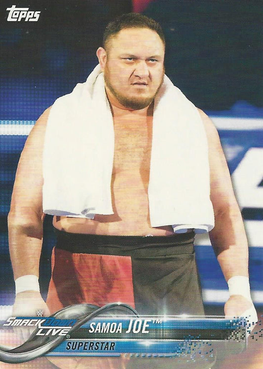 WWE Topps Then Now Forever 2018 Samoa Joe #170