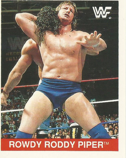 WWF Merlin Sticker Collection 1990 Rowdy Roddy Piper #170