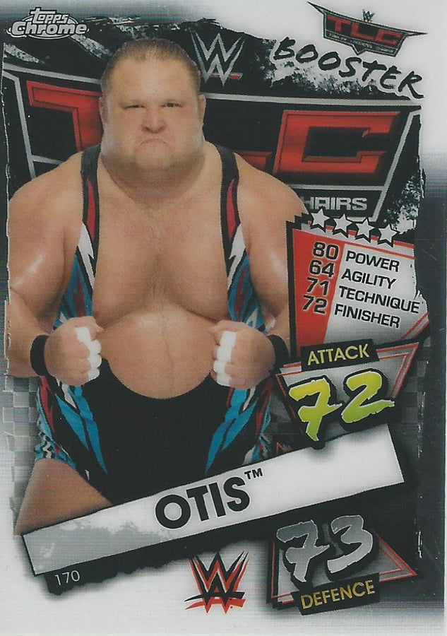 WWE Topps Slam Attax Chrome 2021 Otis #170