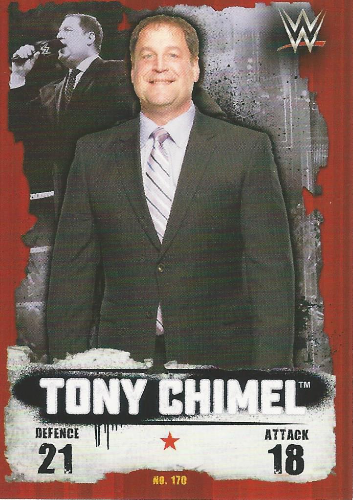 WWE Topps Slam Attax Takeover 2016 Tony Chimel #170