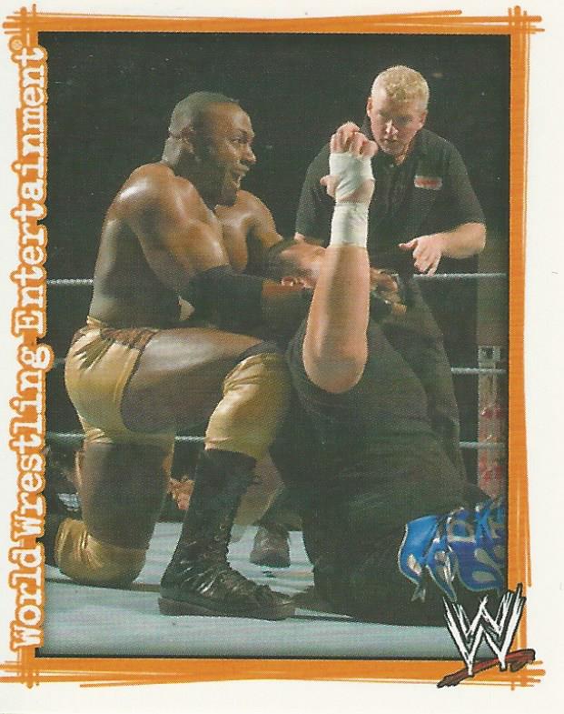 WWE Topps Superstars Uncovered 2007 Sticker Marcus Cor Von #170