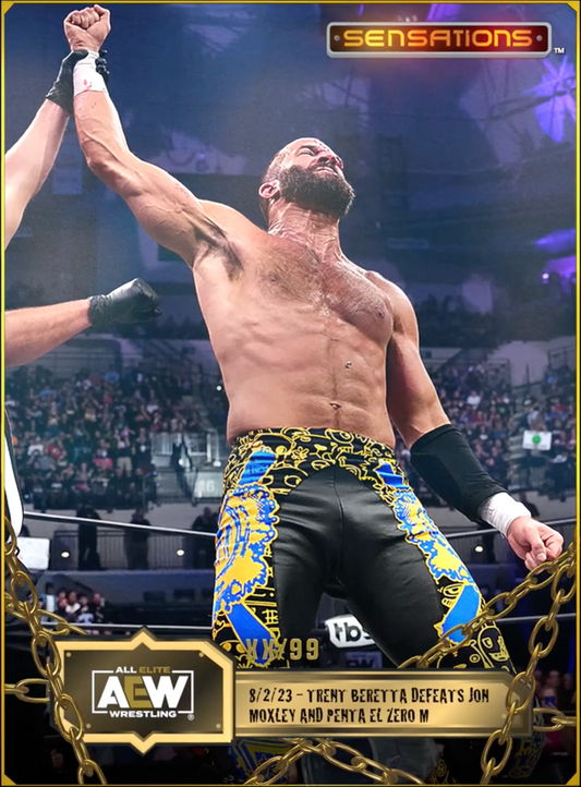 8/2/23 – Trent Beretta – Trent Beretta Defeats JON Moxley and Penta el Zero M trading card PW Catalog