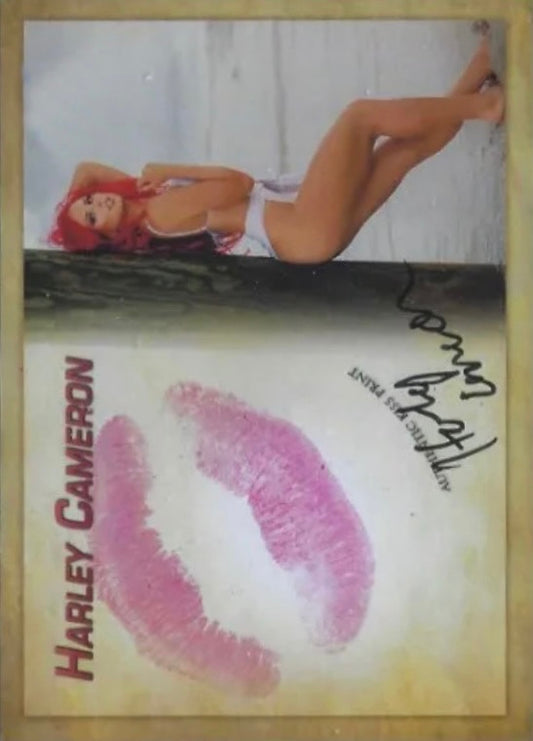 Harley Cameron trading card PW Catalog