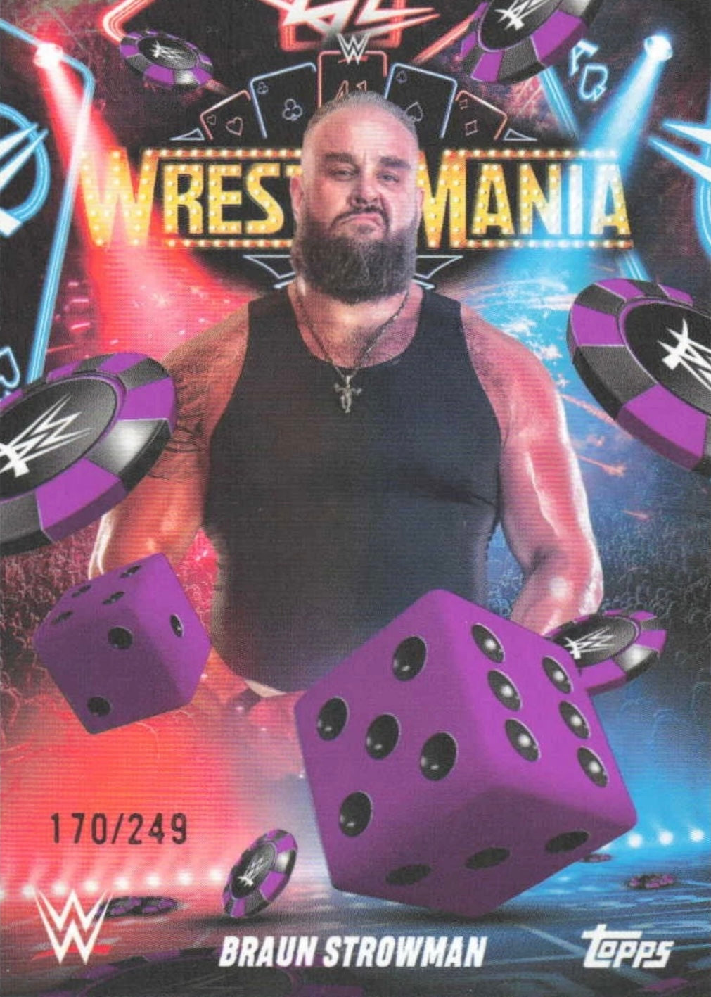 Braun Strowman trading card PW Catalog