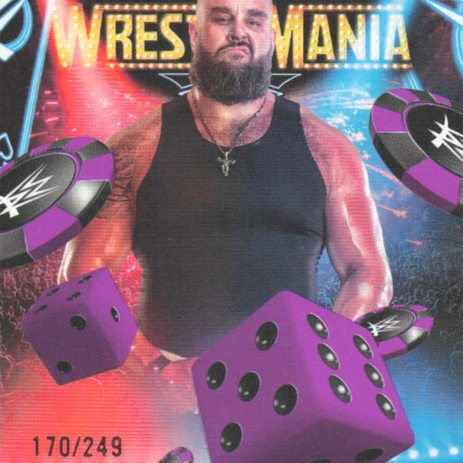 Braun Strowman trading card PW Catalog