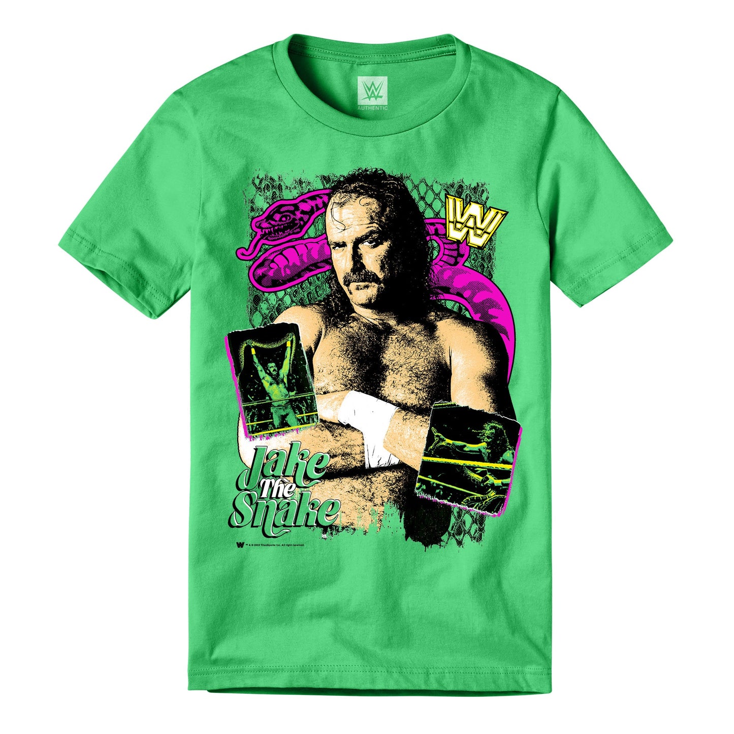 Jake The Snake Roberts Neon Legends T-Shirt