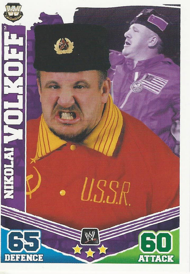 WWE Topps Slam Attax Mayhem 2010 Nikolai Volkoff #171