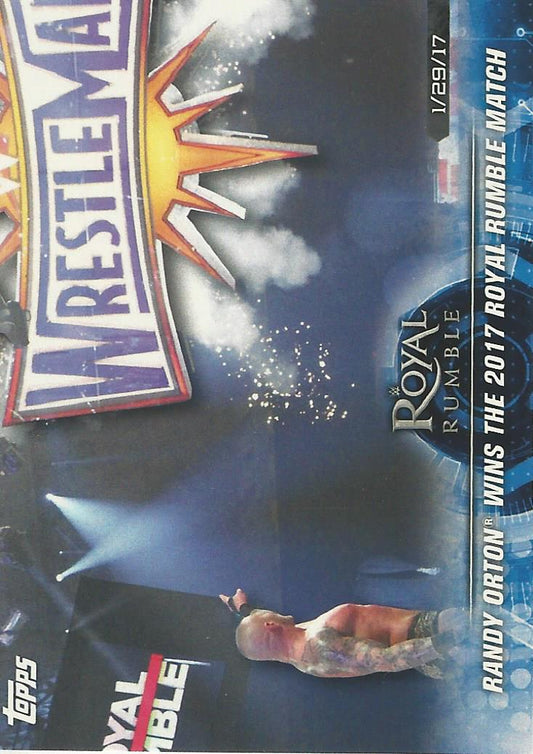 WWE Topps Road to Wrestlemania 2018 Randy Orton #71