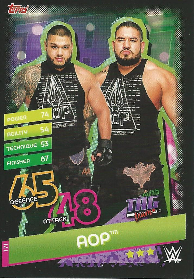 WWE Topps Slam Attax Reloaded 2020 AOP #171