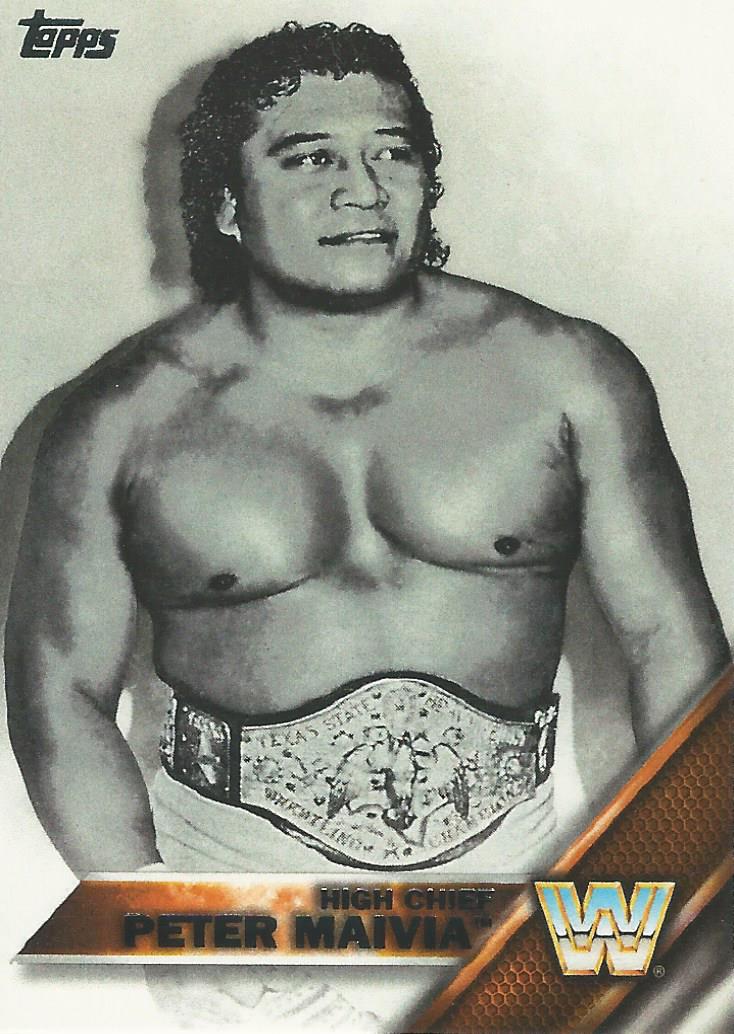 WWE Topps Then Now Forever 2016 Peter Miavia #171