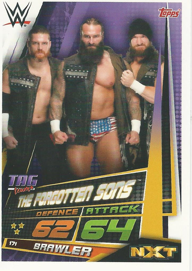WWE Topps Slam Attax Universe 2019 The Forgotten Sons #171