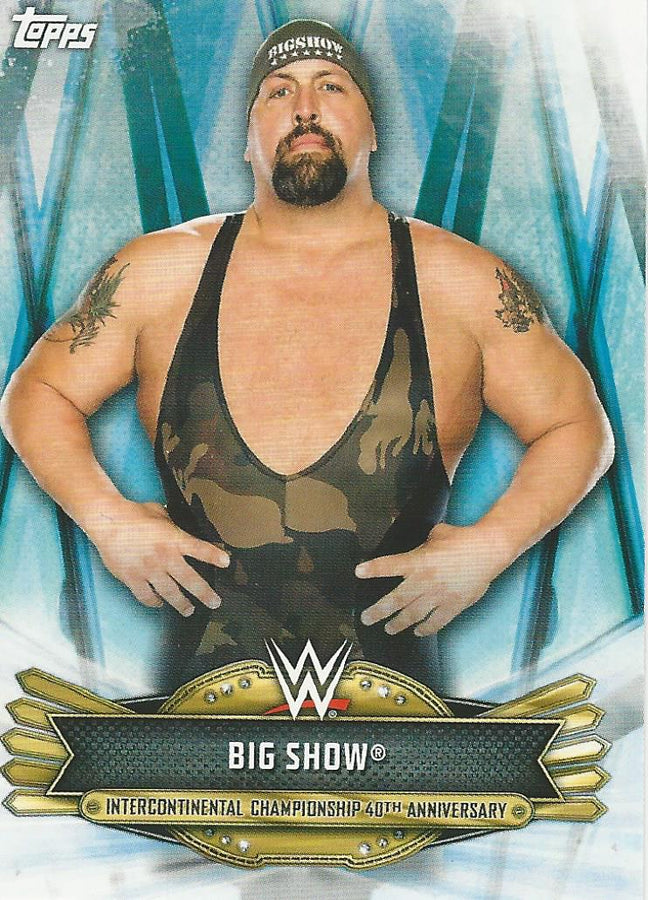 WWE Topps Smackdown 2019 Big Show IC-38 trading card PW Catalog