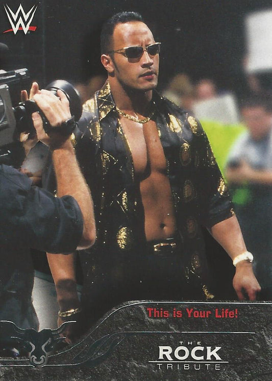 WWE Topps 2016 The Rock 11 of 40 trading card PW Catalog