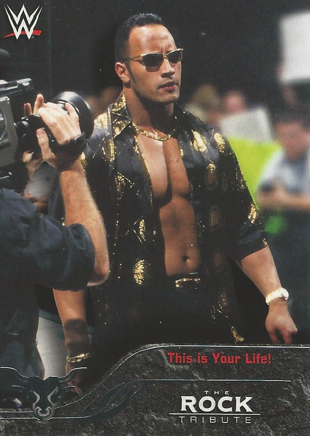 WWE Topps 2016 The Rock 11 of 40 trading card PW Catalog