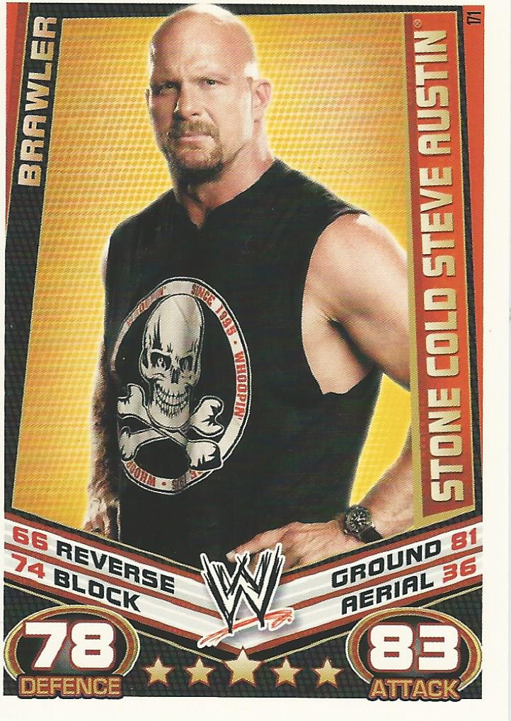 WWE Topps Slam Attax Rebellion 2012 Stone Cold Steve Austin #171