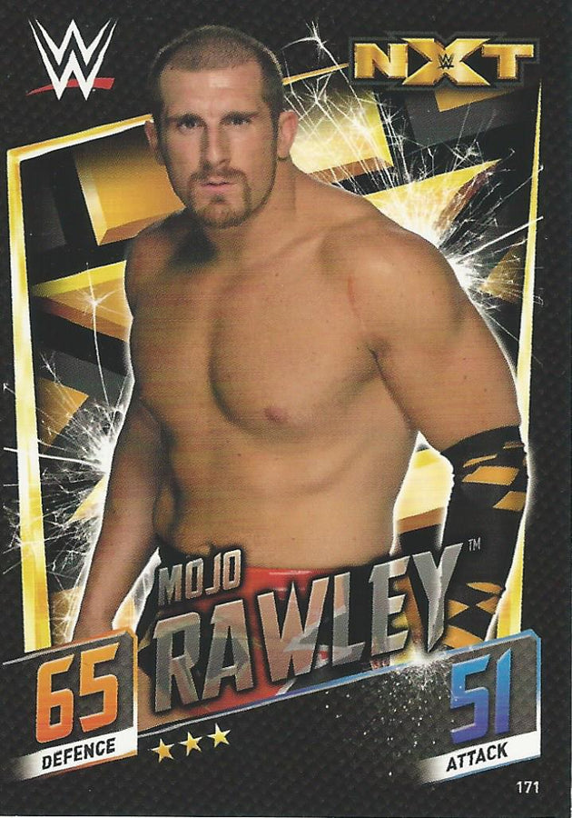 WWE Topps Slam Attax 2015 Then Now Forever Mojo Rawley #171 NXT