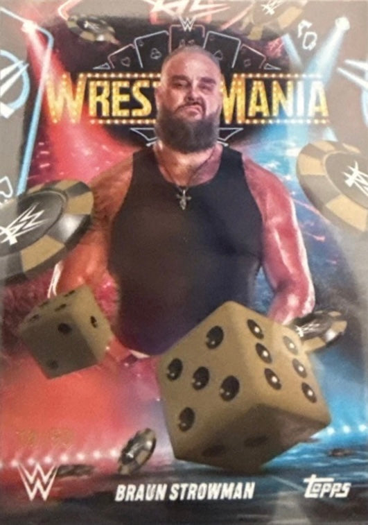 Braun Strowman trading card PW Catalog