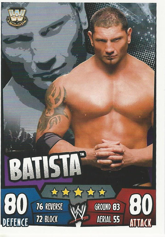 WWE Topps Slam Attax Rumble 2011 Batista #172