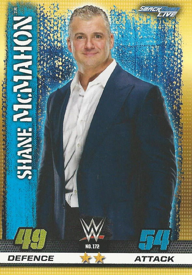 WWE Topps Slam Attax 10th Edition 2017 Shane McMahon #172