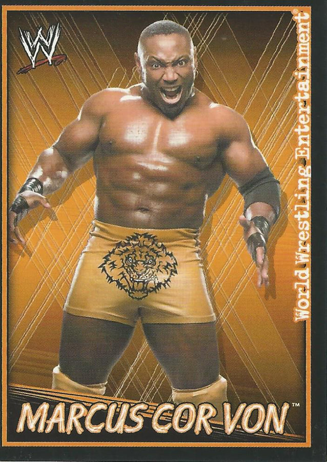 WWE Topps Superstars Uncovered 2007 Sticker Marcus Cor Von #172