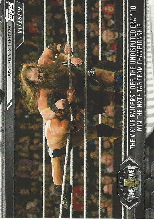 WWE Topps NXT 2019 Viking Raiders #72