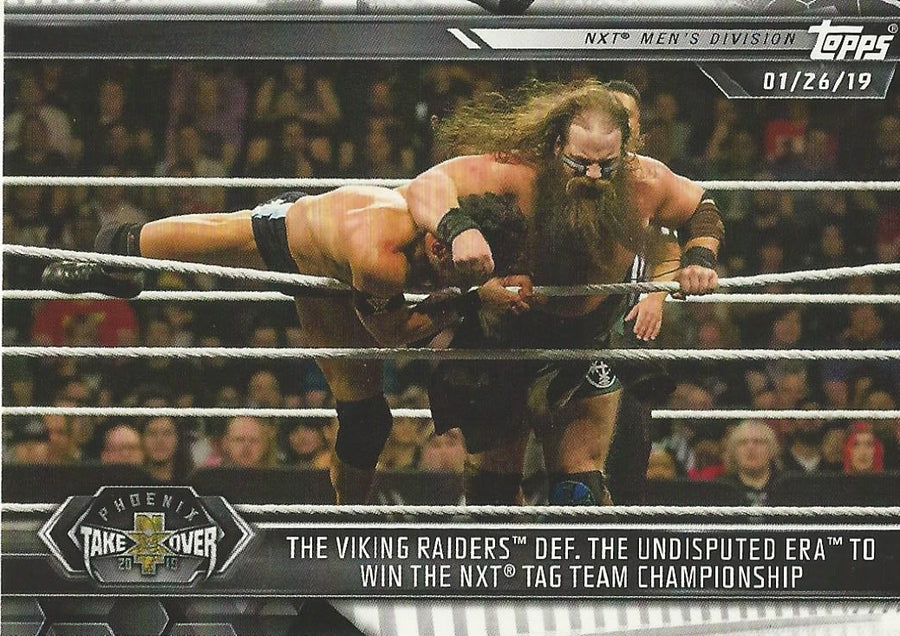 WWE Topps NXT 2019 Viking Raiders #72