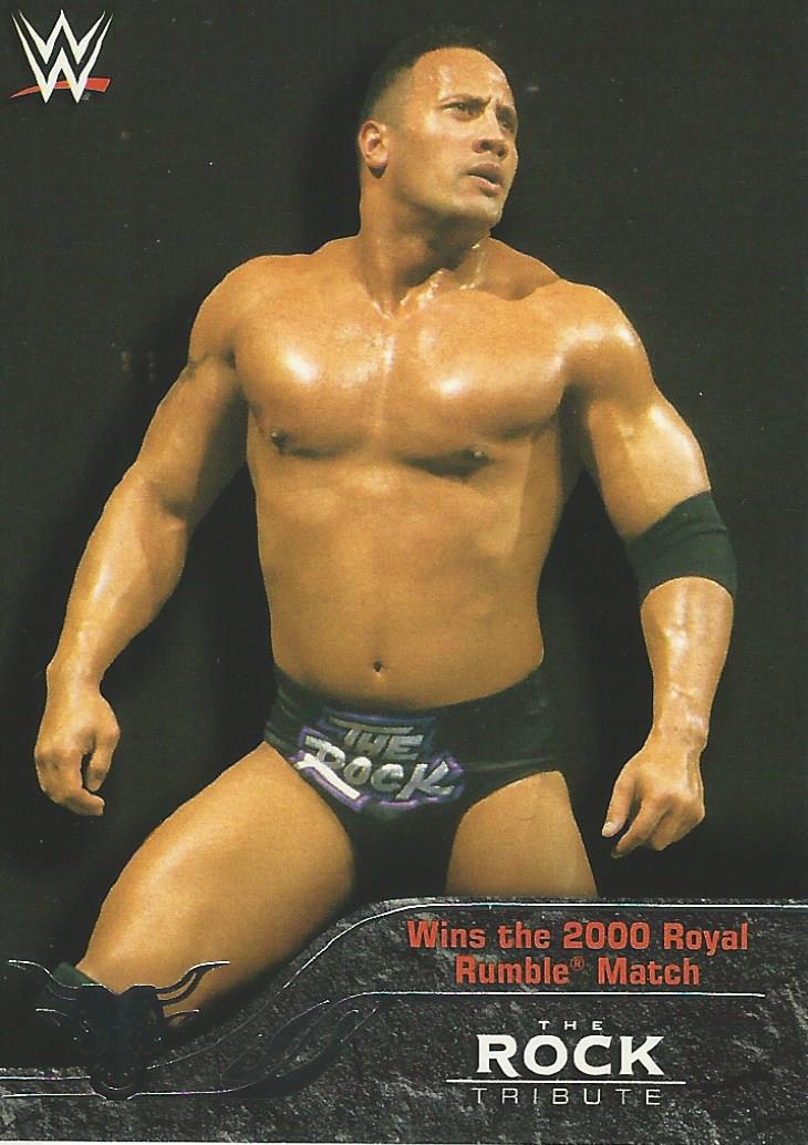 WWE Topps 2016 The Rock 12 of 40 trading card PW Catalog