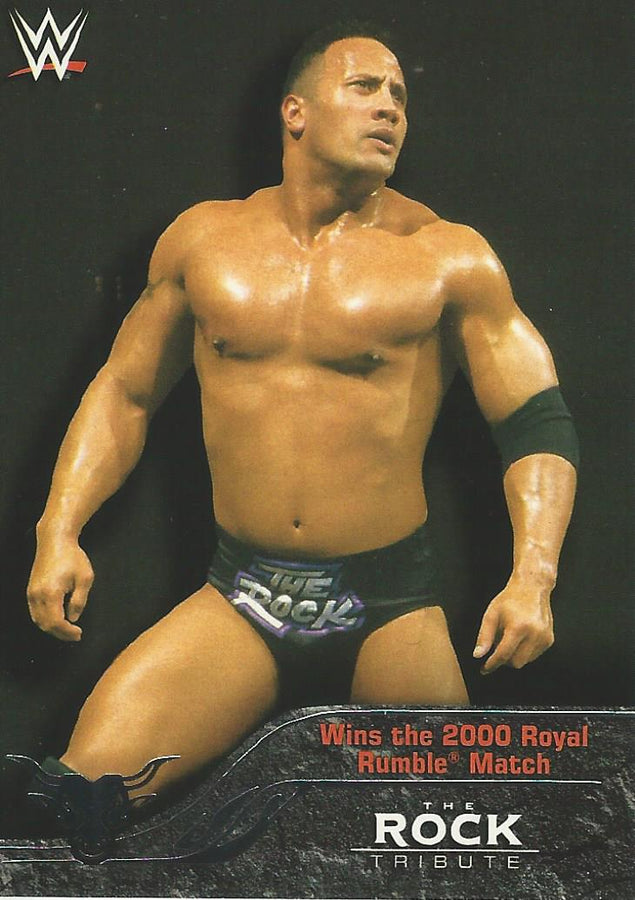 WWE Topps 2016 The Rock 12 of 40 trading card PW Catalog