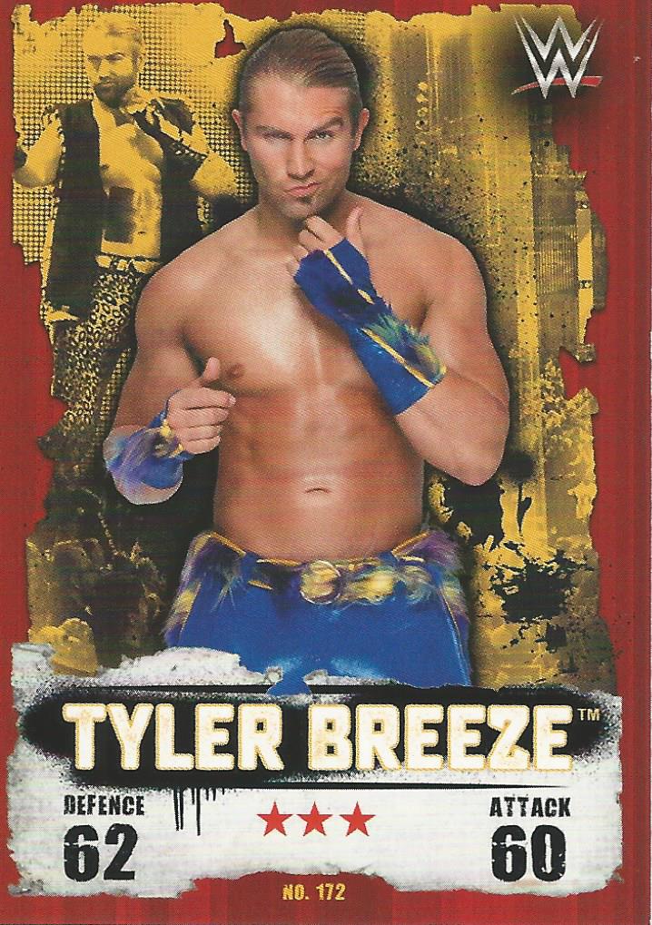 WWE Topps Slam Attax Takeover 2016 Tyler Breeze #172