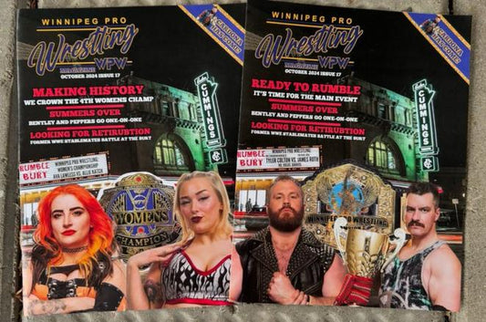 Winnipeg Pro Wrestling Magazine Vol 17 (2 variant covers)