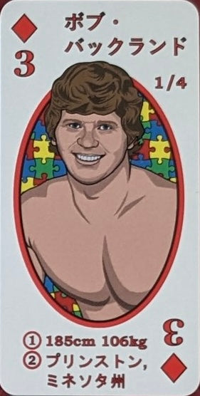 BOB Backlund trading card PW Catalog