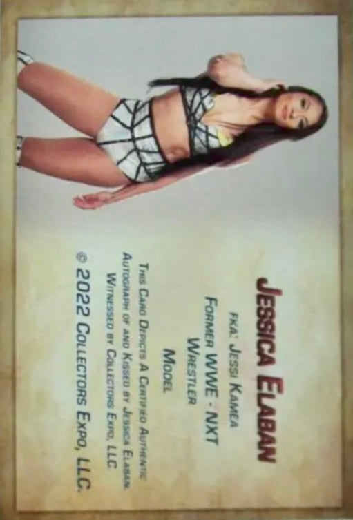 Jessica Elaban trading card PW Catalog