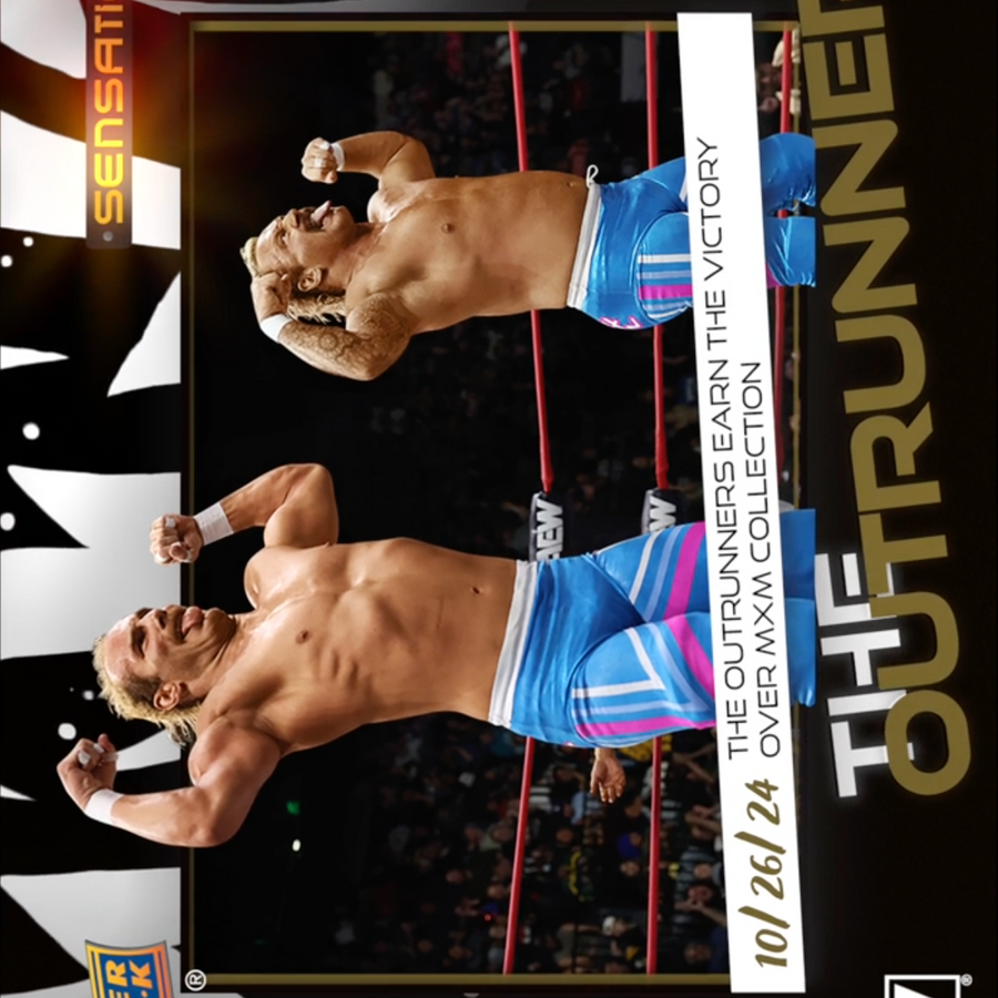 10/26/24 – the Outrunners – the Outrunners Earn the Victory Over MXM Collection trading card PW Catalog