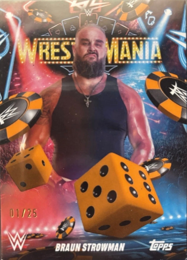 Braun Strowman trading card PW Catalog