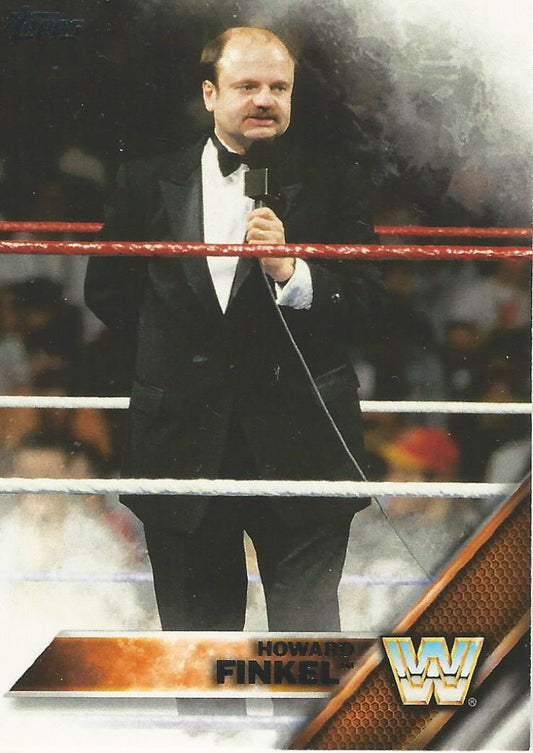 WWE Topps Then Now Forever 2016 Howard Finkel #173