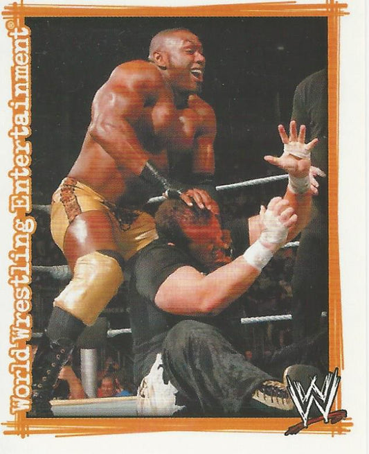 WWE Topps Superstars Uncovered 2007 Sticker Marcus Cor Von #173