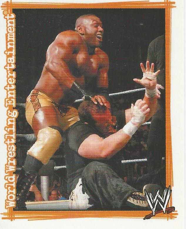 WWE Topps Superstars Uncovered 2007 Sticker Marcus Cor Von #173
