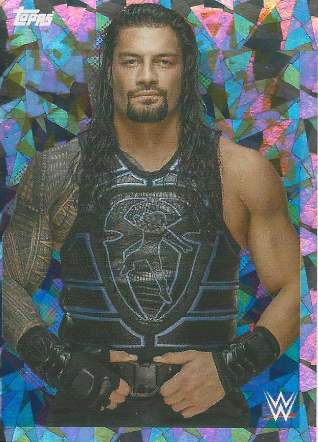 WWE Topps Road to Wrestlemania Stickers 2021 Roman Reigns #173
