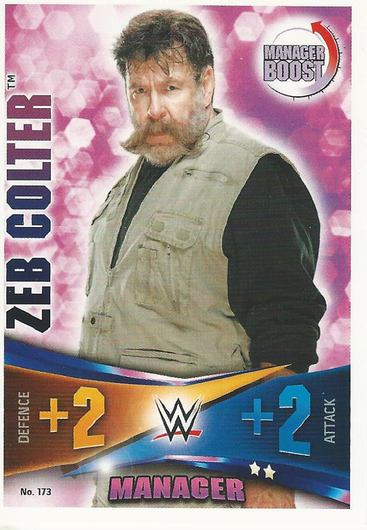 WWE Topps Slam Attax Rivals 2014 Zeb Colter #173