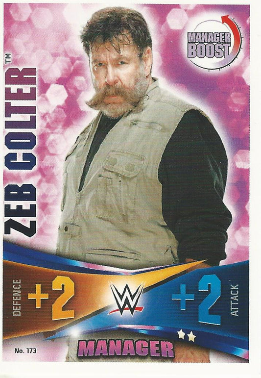 WWE Topps Slam Attax Rivals 2014 Zeb Colter #173