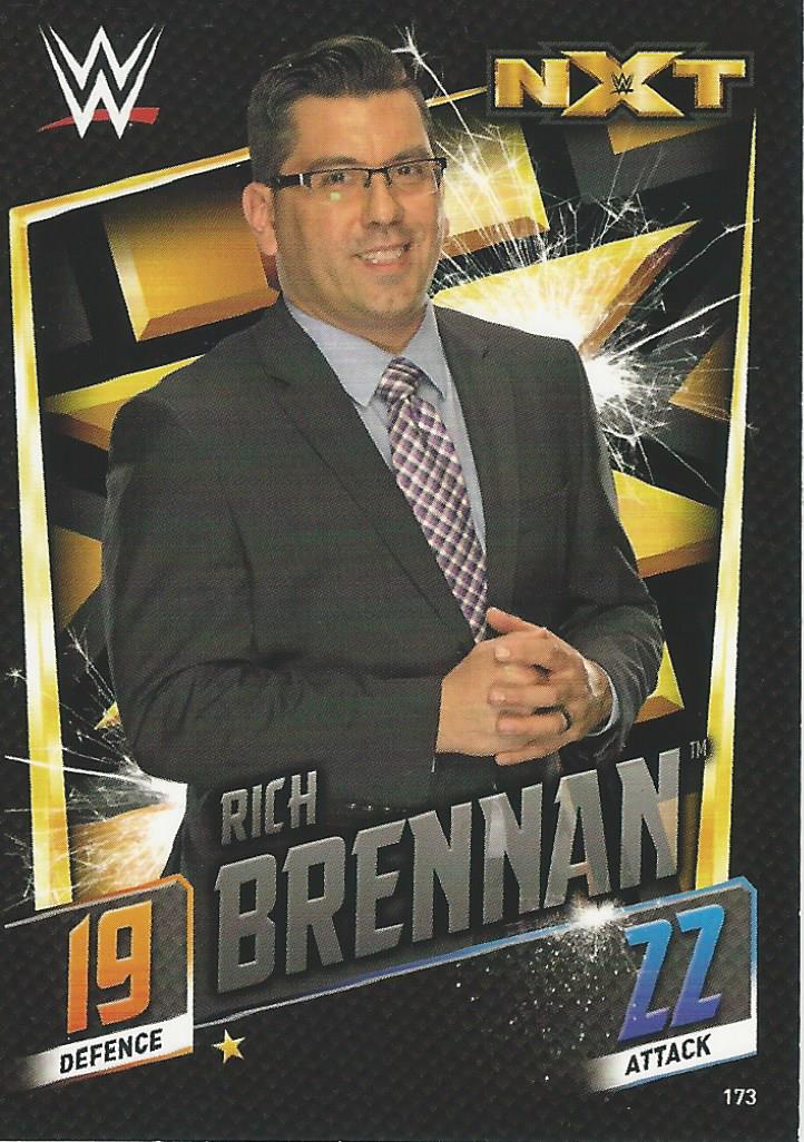 WWE Topps Slam Attax 2015 Then Now Forever Rich Brennan #173 NXT