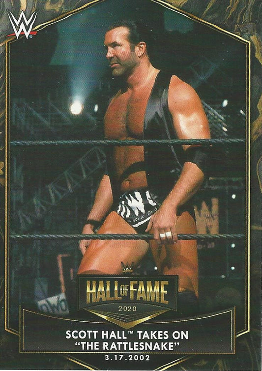 WWE Topps 2021 Scott Hall HOF-17 trading card PW Catalog