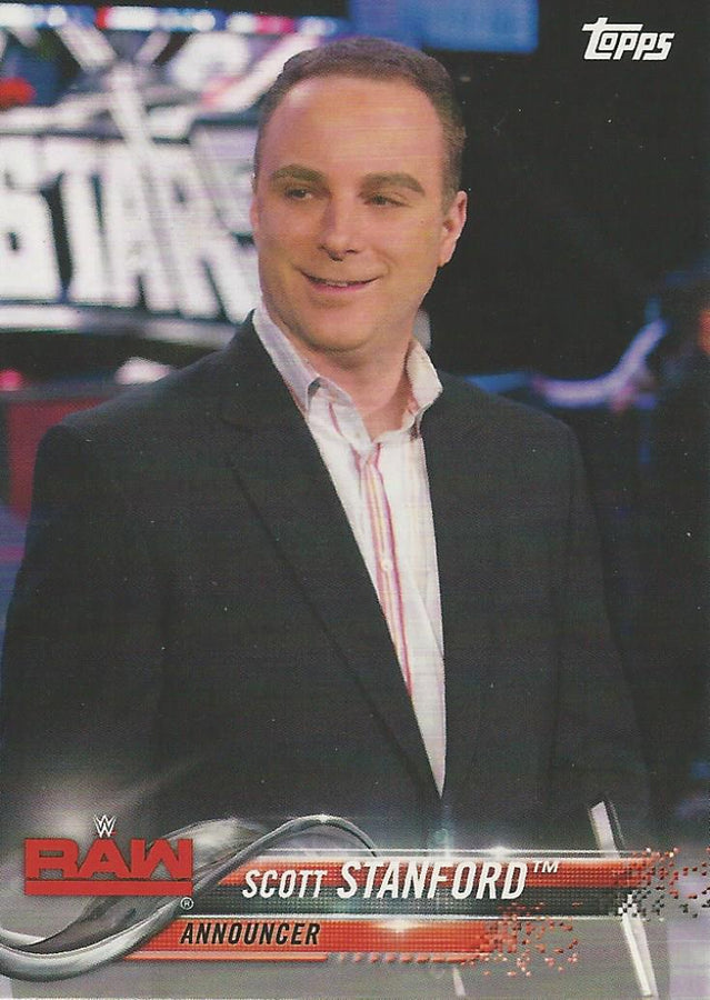 WWE Topps Then Now Forever 2018 Scott Stanford #173