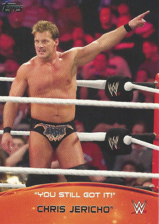WWE Topps 2015 Chris Jericho 3 of 10 trading card PW Catalog
