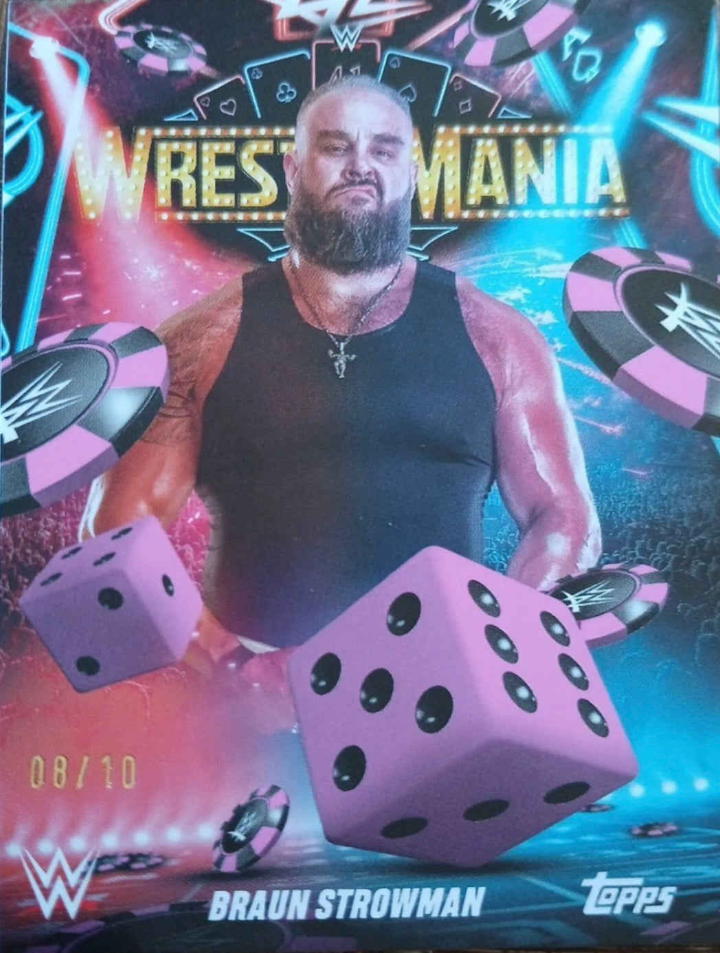 Braun Strowman trading card PW Catalog